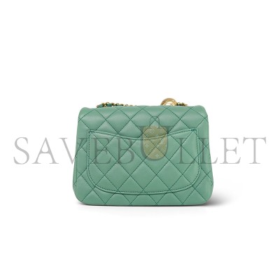 CHANEL MINI FLAP BAG WITH PEARL CRUSH AS1786 (17*13*8cm)